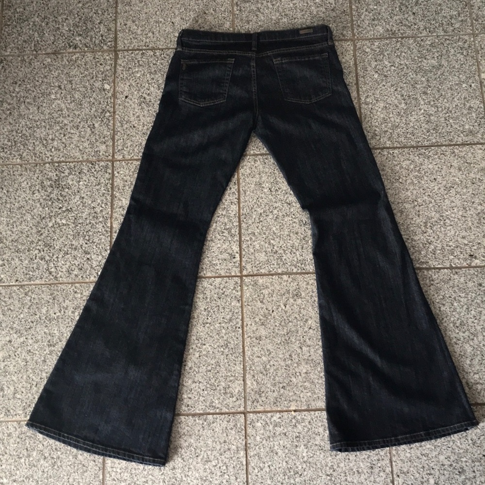 See Thru Soul Flare Dark Wash Jeans - Picture 2 of 8